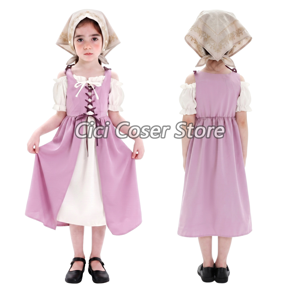 Dresses - Çocuklar için Orta Çağ Kostümü, Kız