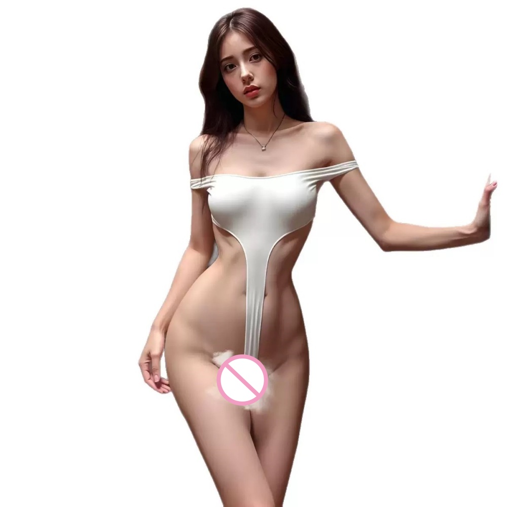 Lingerie - Kadın Seksi Dantel Teddy Lingerie Strappy