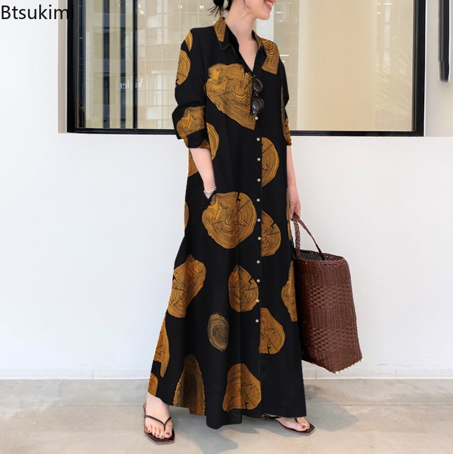 2026 Kadın Gömlek Elbise Bol R - Casual Loose Linen Shirt Dress incelemesi ve fiyatı