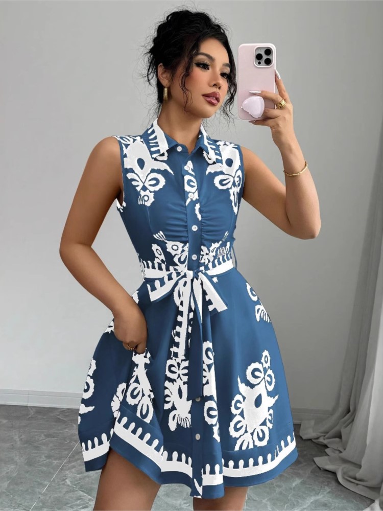 Yaz Yeni Moda Gündelik Elbise  - French Vintage Floral Midi Dress incelemesi ve fiyatı