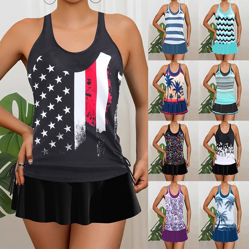 Tankini Kadın Bikini Kolsuz At - Skirts incelemesi ve fiyatı