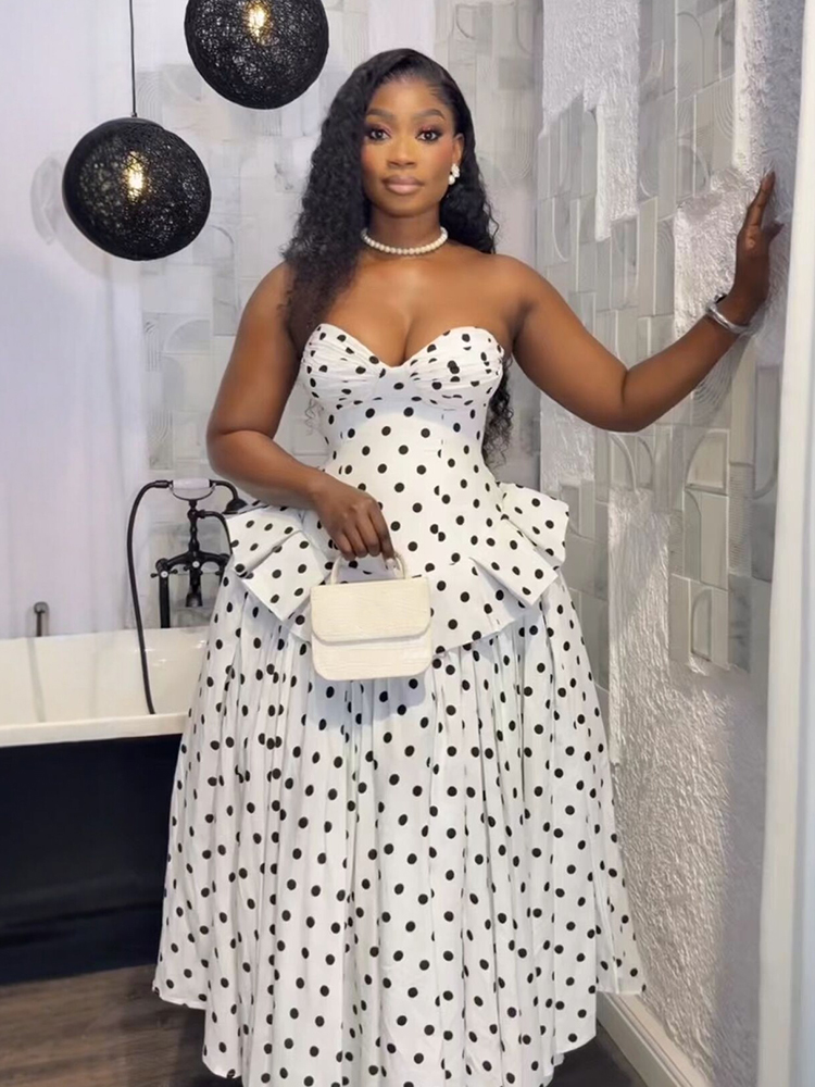 Vintage Fransız Stili Puantiye - French Vintage Floral Midi Dress incelemesi ve fiyatı