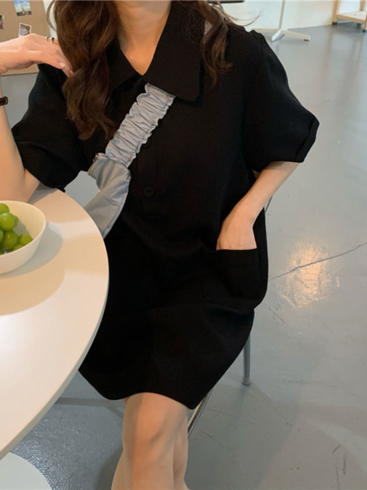 Büyük Beden A Kesim Elbise Yak - Korean Style A Line Shirt Dress incelemesi ve fiyatı