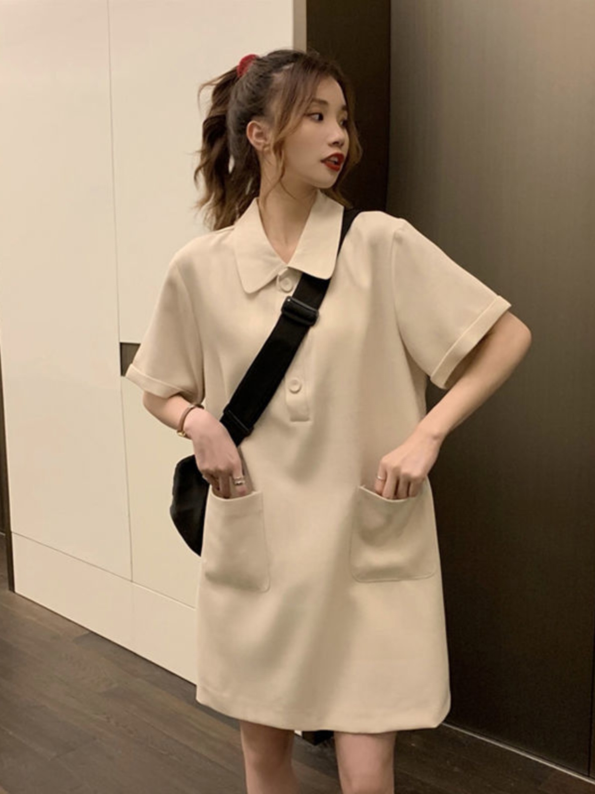 Büyük Beden A Kesim Elbise Yak - Korean Style A Line Shirt Dress incelemesi ve fiyatı