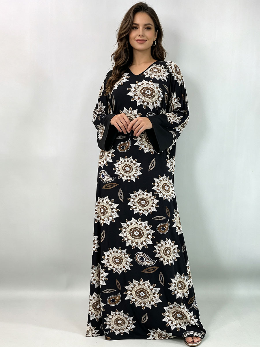Kadınlar için Büyük Beden, Uzu - Boho Summer Beach Maxi Dress incelemesi ve fiyatı