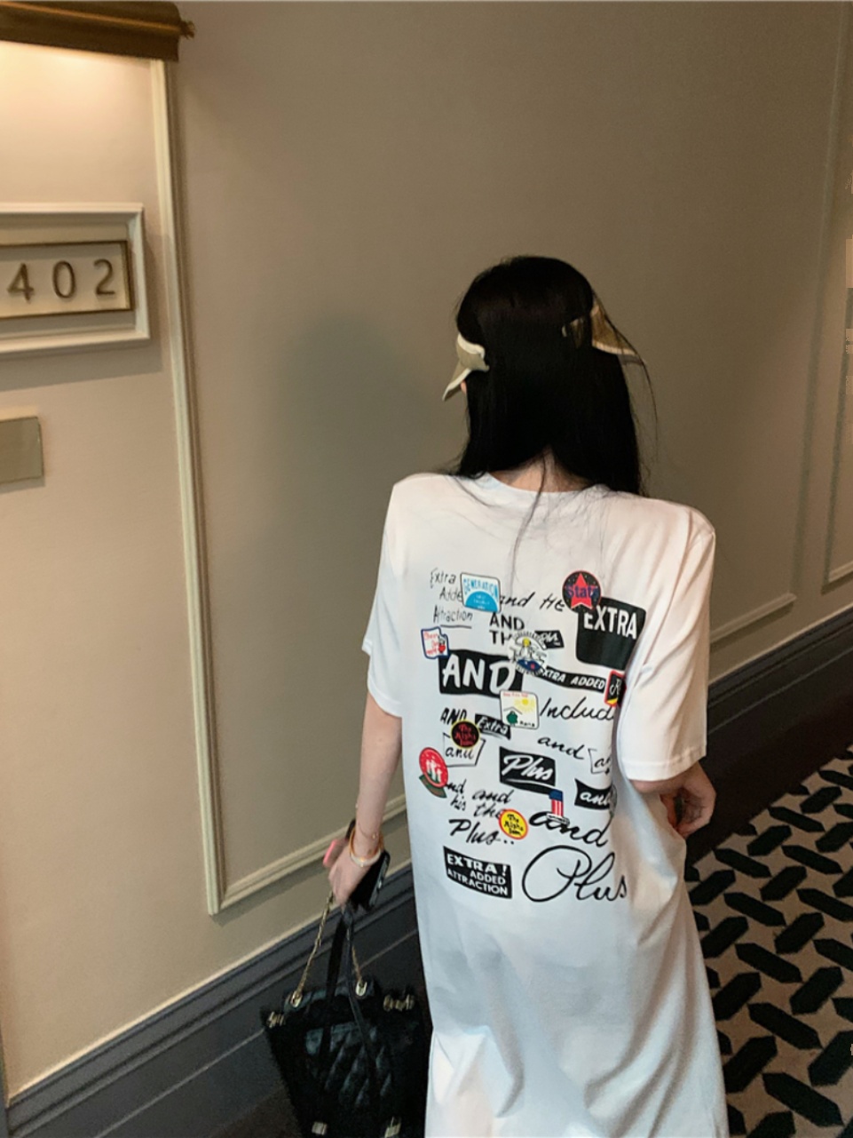 Siyah Kısa Kollu Tişört Elbise - Korean Style A Line Shirt Dress incelemesi ve fiyatı