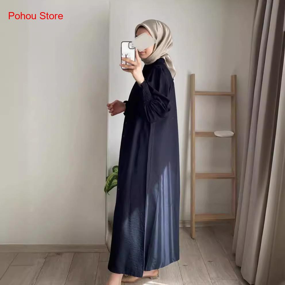 Kore Tarzı Gömlek Elbise Kadın - Korean Style A Line Shirt Dress incelemesi ve fiyatı