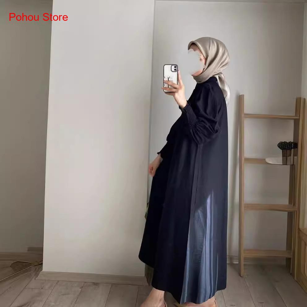 Kore Tarzı Gömlek Elbise Kadın - Korean Style A Line Shirt Dress incelemesi ve fiyatı