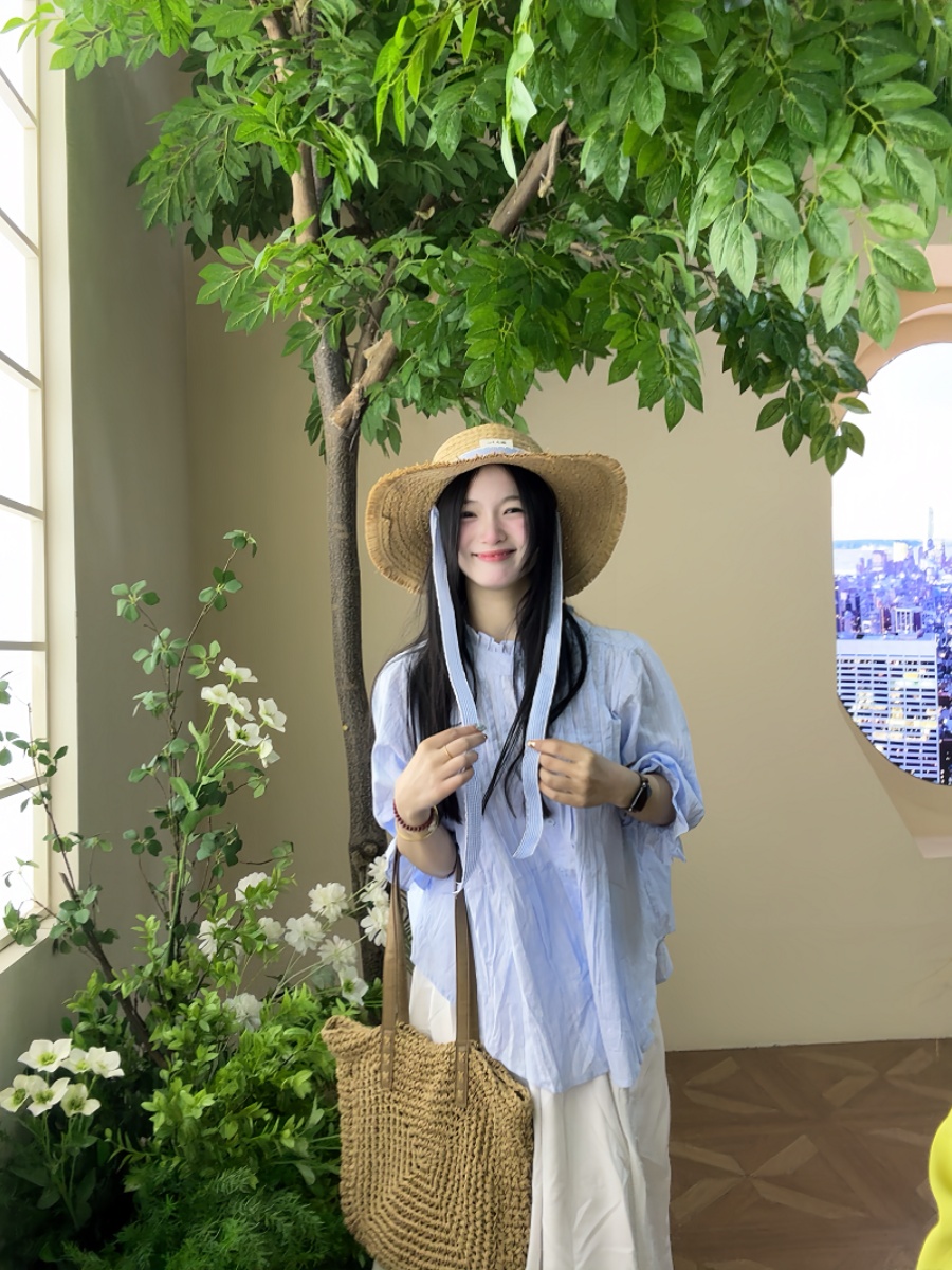 Büyük Beden Kadın Mavi Balon K - Korean Style A Line Shirt Dress incelemesi ve fiyatı