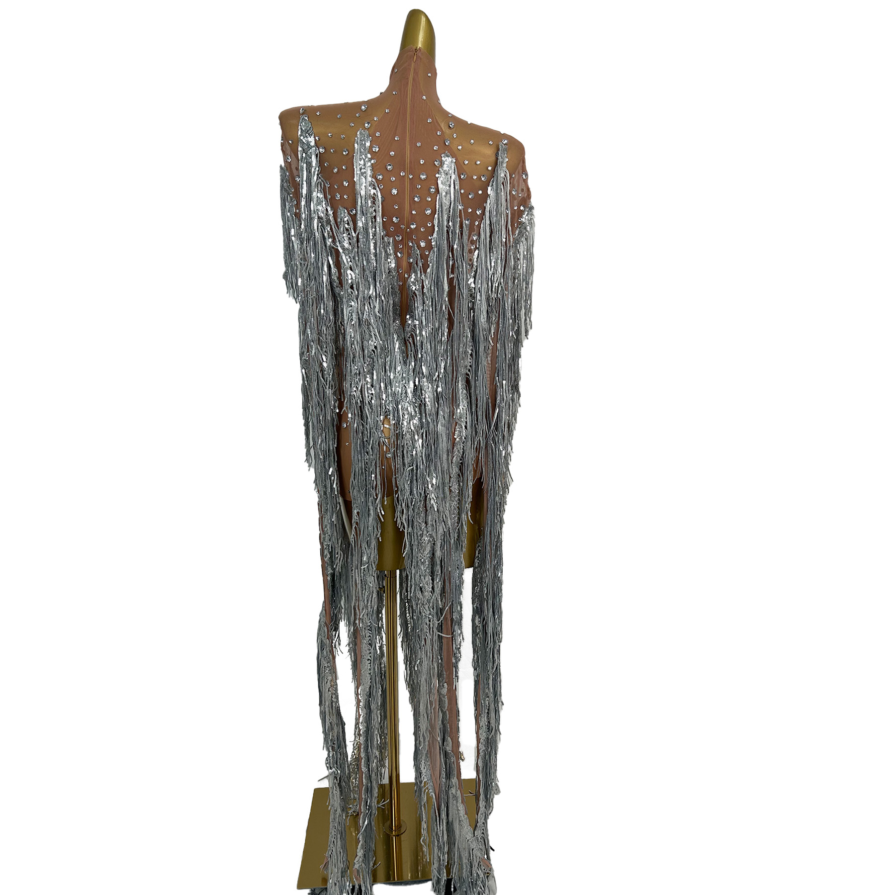 yusanBar Şeffaf File Kumaşlı,  - Sparkly Rhinestone Club Party Dress incelemesi ve fiyatı