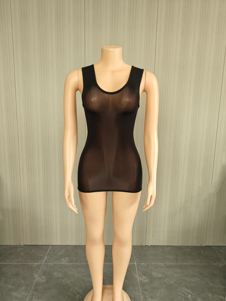 JENYAGE Seksi Parlak Şeffaf As - Sexy Mesh Sheer Bodycon Dress incelemesi ve fiyatı