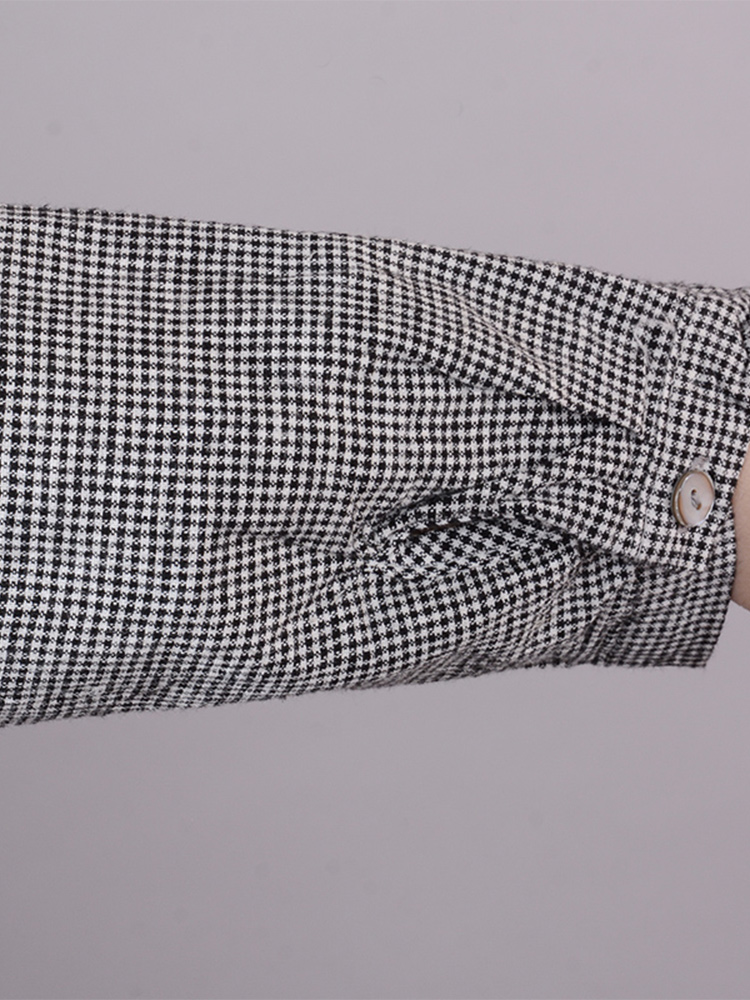 Kadın Uzun Kollu Pamuklu Keten - Korean Style A Line Shirt Dress incelemesi ve fiyatı