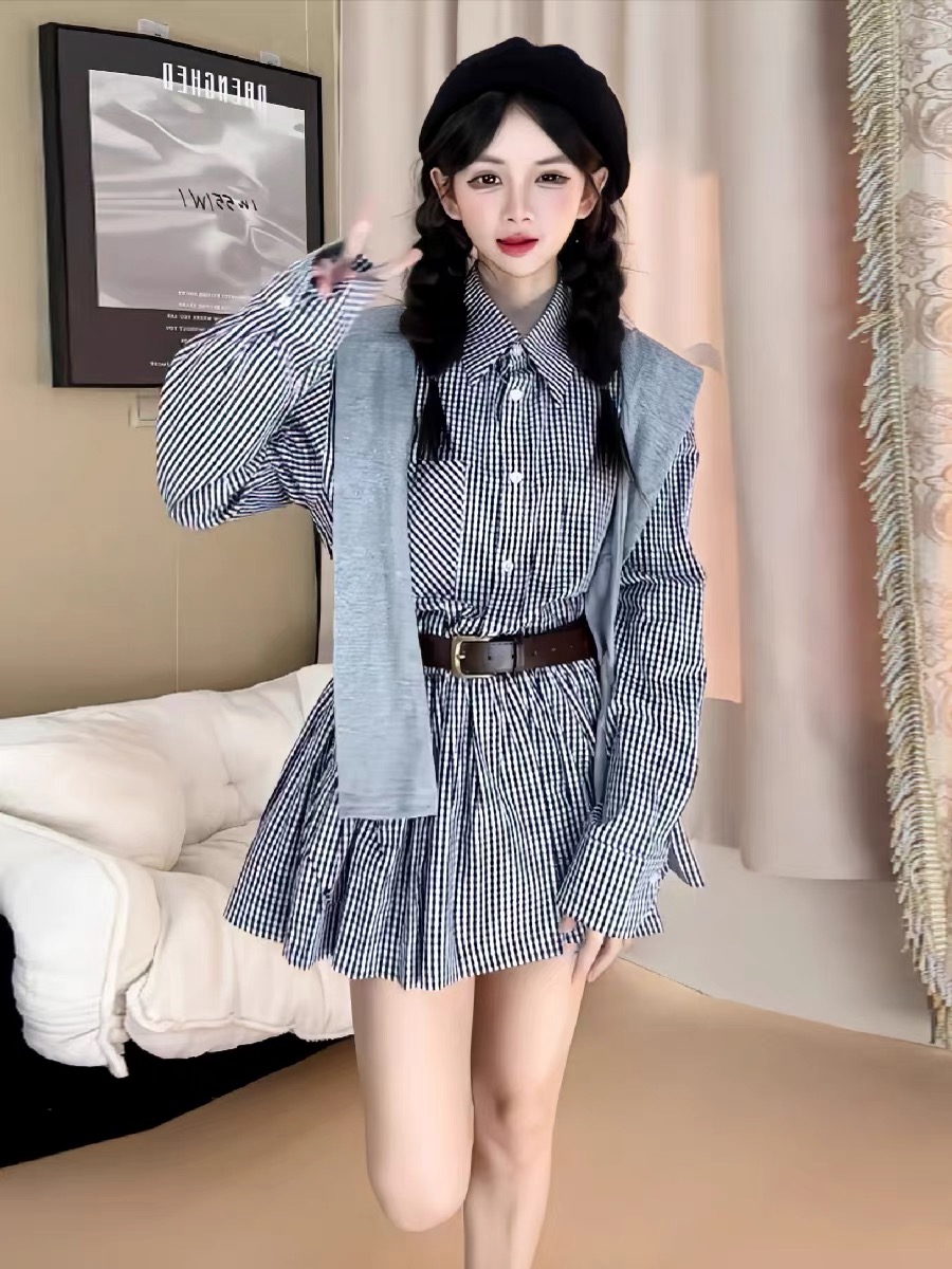 Sonbahar Başları Kore Tarzı Gö - Korean Style A Line Shirt Dress incelemesi ve fiyatı
