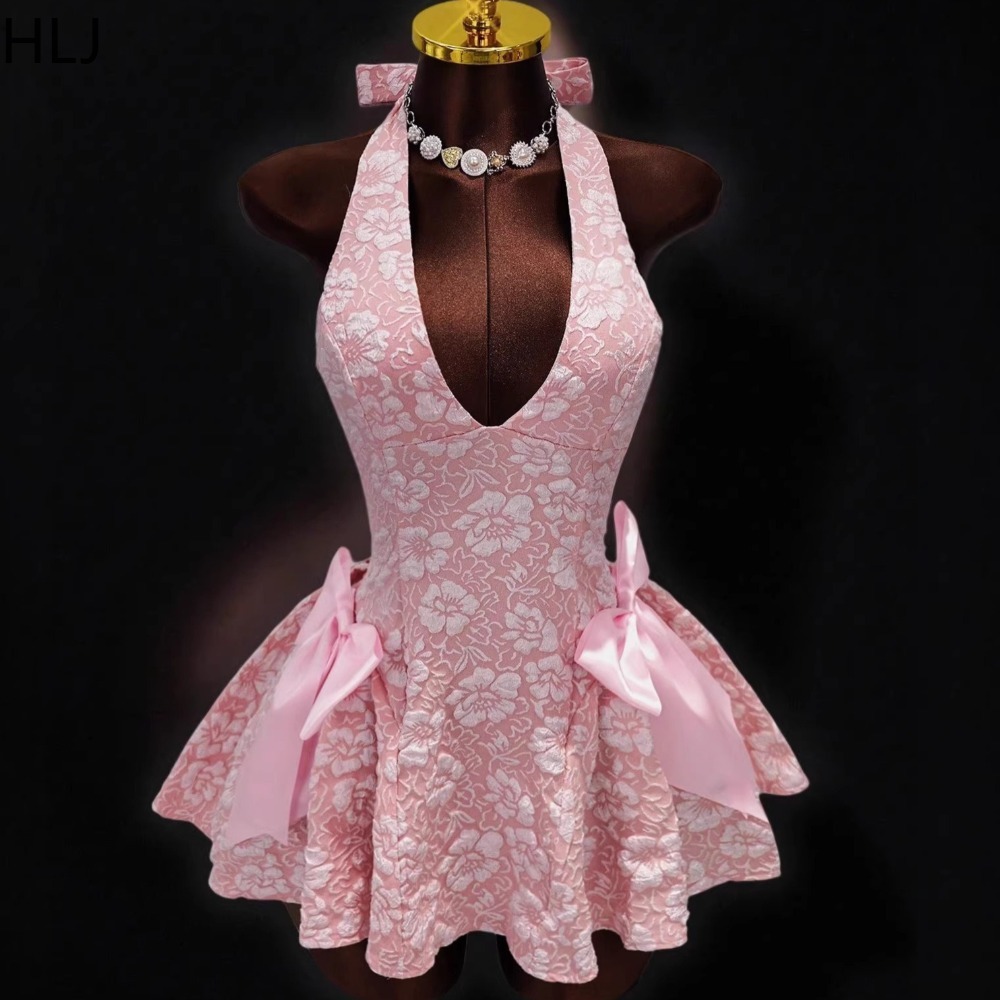 HLJ Y2K Seksi Jakarlı Patchwor - Y2K Backless Halter Mini Dress incelemesi ve fiyatı