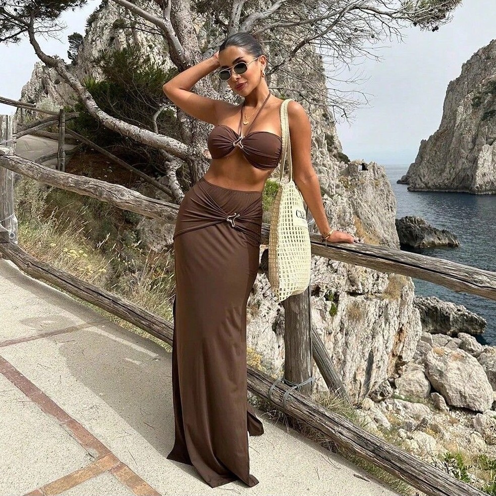 Kadın Kolsuz Tankini Bikini Bo - Swimwear incelemesi ve fiyatı