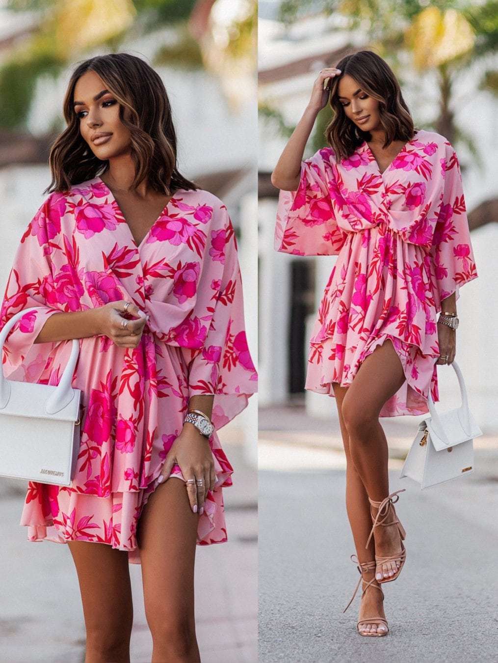 2024 Yeni Yaz kadın Mini Etek  - French Vintage Floral Midi Dress incelemesi ve fiyatı